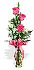 ince cam yada mika vazo ve özel güller  Gaziantep internetten çiçek satışı 