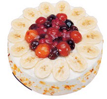 Meyvali 4 ile 6 kisilik yas pasta leziz  Gaziantep iek online iek siparii 