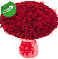 Özel mi Özel buket 101 adet kırmızı gül  Gaziantep çiçek satışı 