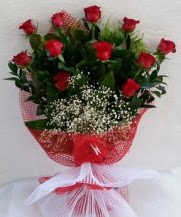 11 adet kırmızı gülden görsel çiçek  Gaziantep anneler günü çiçek yolla 