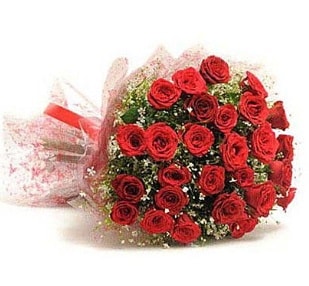 27 Adet kırmızı gül buketi  Gaziantep çiçek online çiçek siparişi 